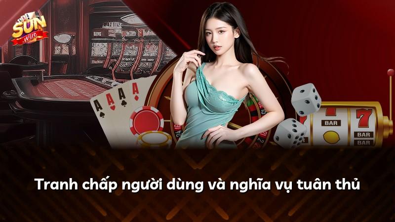 Tranh chấp người dùng và nghĩa vụ tuân thủ
